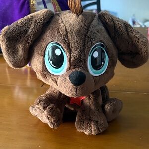 Little Tikes Rescue Tales Brown Plush Dog Toy with Blue Eyes - Soft Pet Plush
